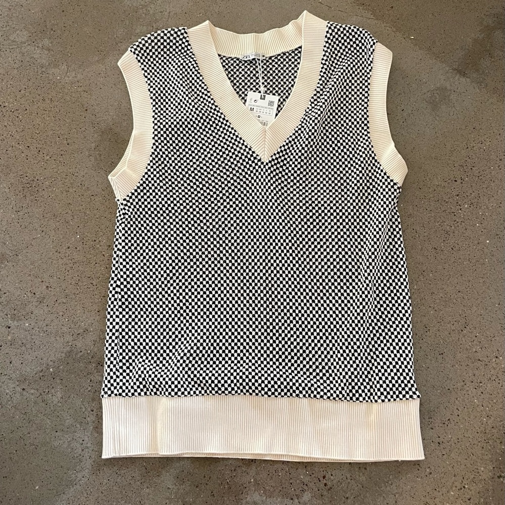 Zara sweater vest